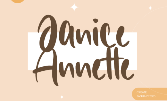 Janice Annette Font Fonts Free Download Janice Annette Font - Featured Image