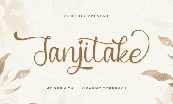 Janjitake Font Fonts Free Download Janjitake Font - Featured Image