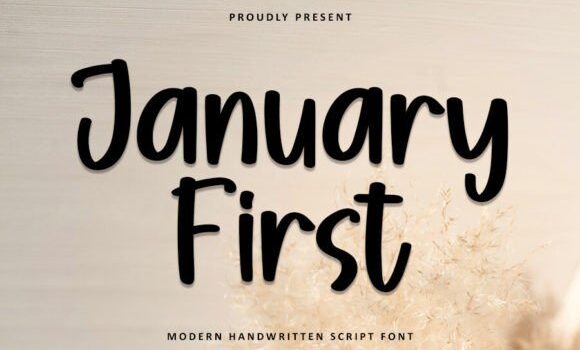 January First Font - Featured Image