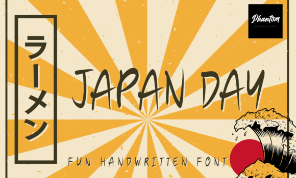 Japan Day Font - Featured Image