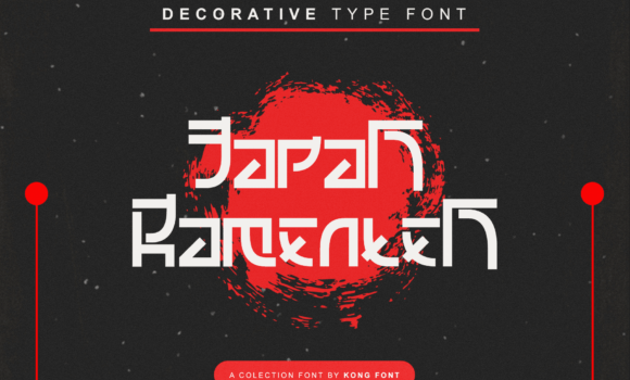 Japan Ramenten Font - Featured Image