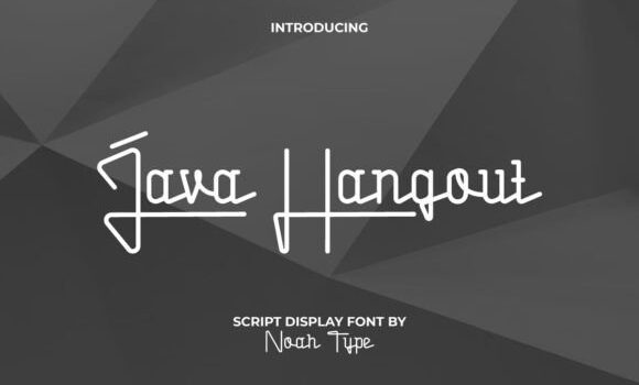 Java Hangout Font Fonts Free Download Java Hangout Font - Featured Image