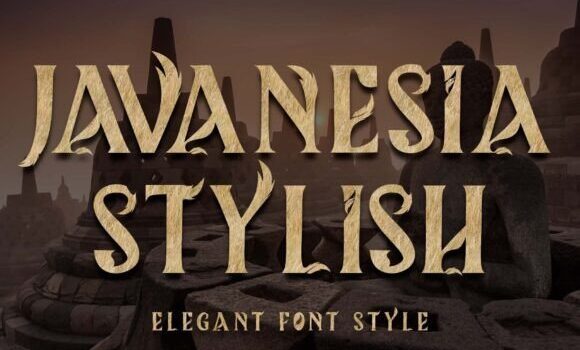 Javanesia Stylish Font - Featured Image