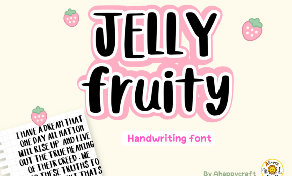 Jelly Fruity Font - Featured Image