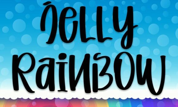 Jelly Rainbow Font - Featured Image