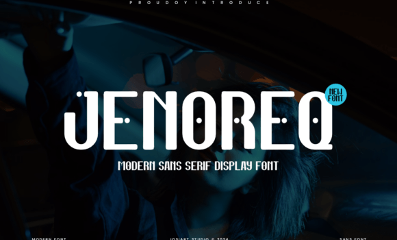 Jenoreq Font - Featured Image