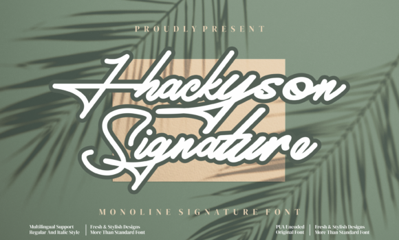 Jhackyson Signature Font - Featured Image