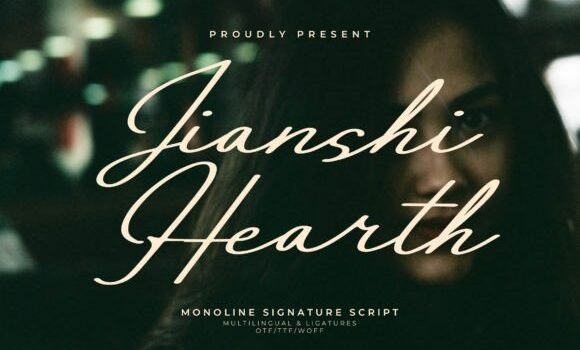 Jianshi Hearth Font Fonts Free Download Jianshi Hearth Font - Featured Image