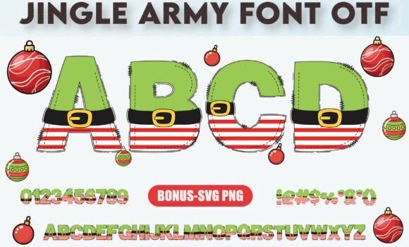 Jingle Army Font Fonts Free Download Jingle Army Font - Featured Image
