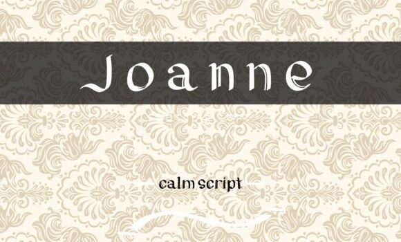 Joanne Font Fonts Free Download Joanne Font - Featured Image