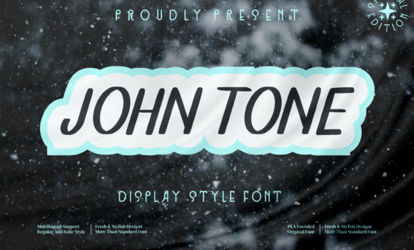 John Tone Font - Featured Image