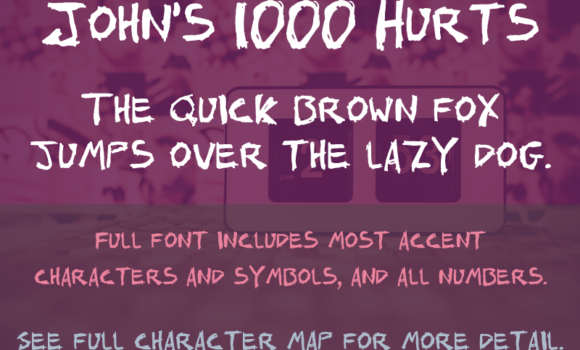 John’s 1000 Hurts Font Fonts Free Download John's 1000 Hurts Font - Featured Image