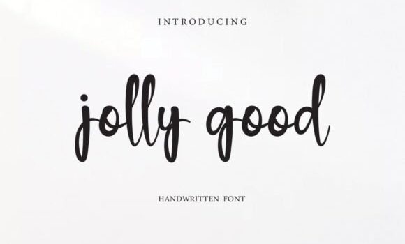 Jolly Good Font - Featured Image
