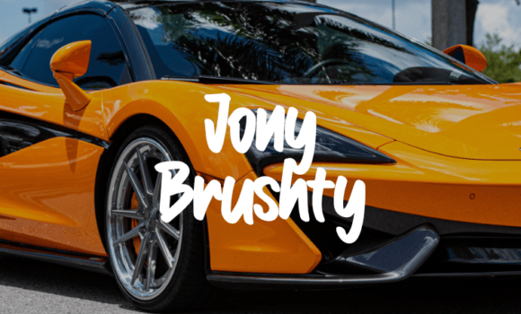Jony Brushty Font Fonts Free Download Jony Brushty Font - Featured Image