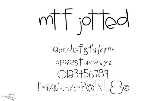 Jotted Font - Featured Image