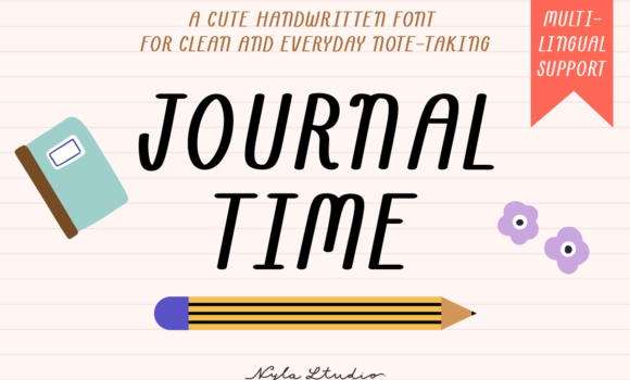Journal Time Font - Featured Image