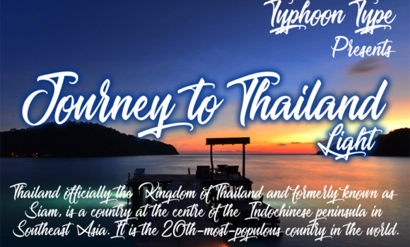 Journey to Thailand Light Font - Featured Image
