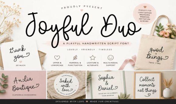 Joyful Duo Font - Featured Image