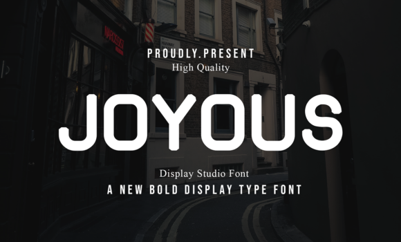 Joyous Font - Featured Image