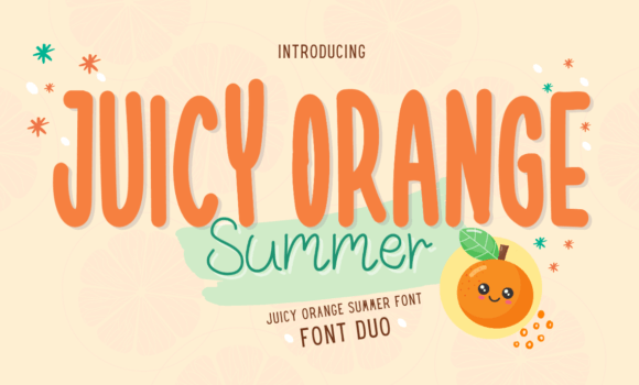 Juicy Orange Summer Font Fonts Free Download Juicy Orange Summer Font - Featured Image