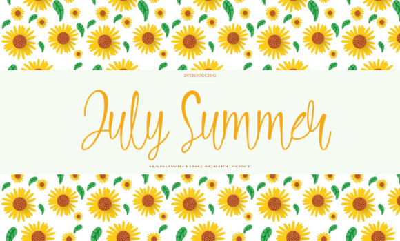 July Summer Font Fonts Free Download July Summer Font - Featured Image