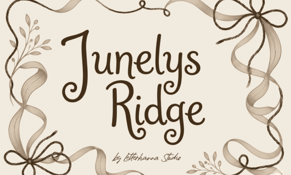 Junelys Ridge Font - Featured Image