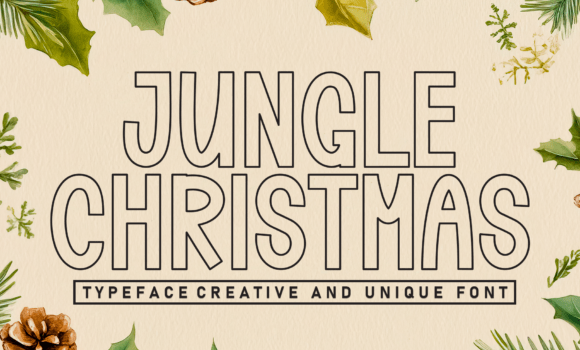 Jungle Christmas Font - Featured Image