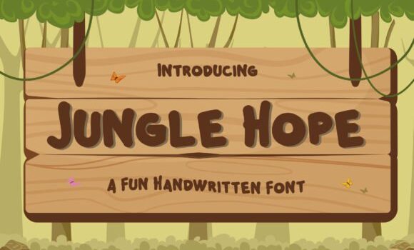 Jungle Hope Font - Featured Image