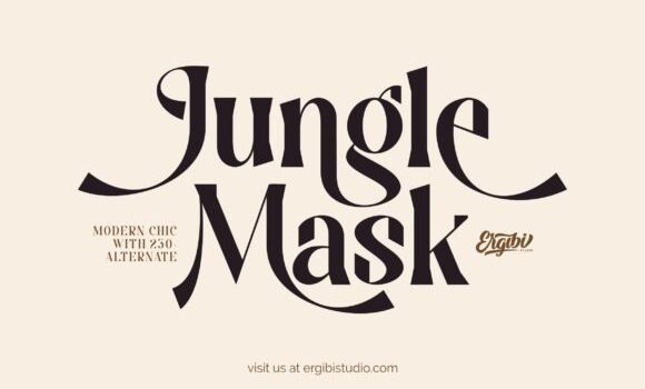 Jungle Mask Font Fonts Free Download Jungle Mask Font - Featured Image