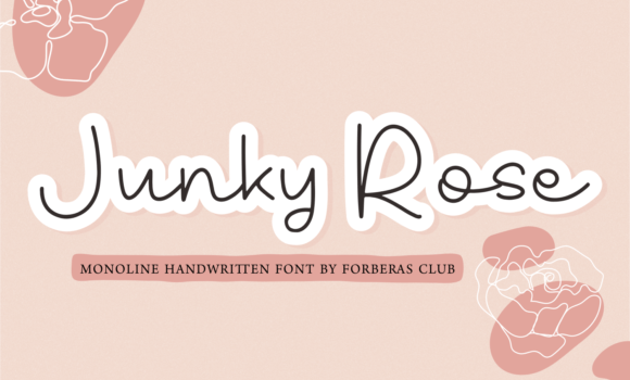 Junky Rose Font - Featured Image