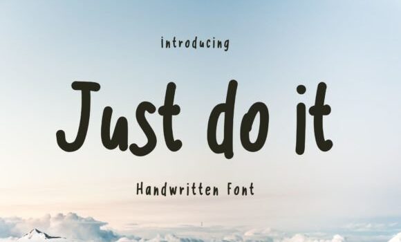 Just Do It Font - Featured Image