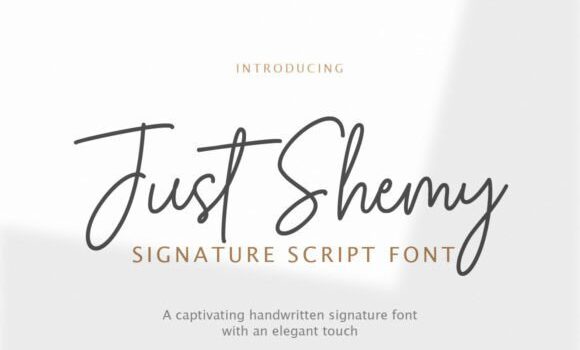 Just Shemy Font Fonts Free Download Just Shemy Font - Featured Image