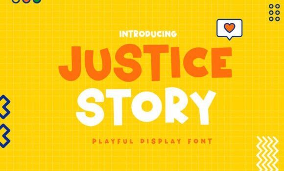 Justice Story Font - Featured Image