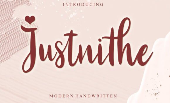 Justnithe Font - Featured Image