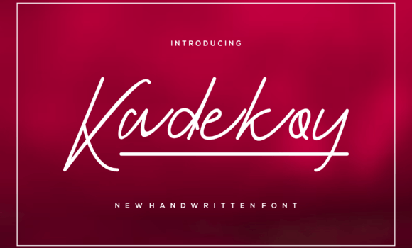 Kadekoy Font - Featured Image