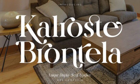 Kalroste Brontela Font Fonts Free Download Kalroste Brontela Font - Featured Image