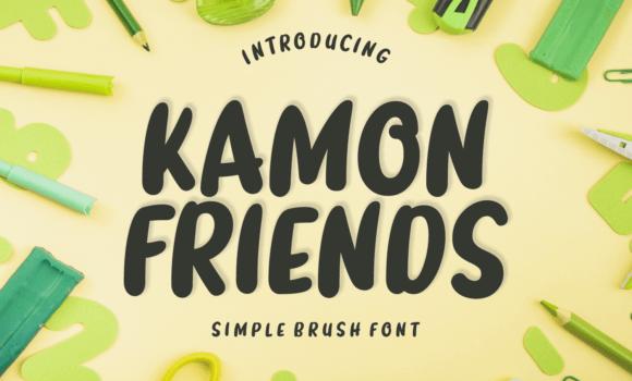 Kamon Friends Font Fonts Free Download Kamon Friends Font - Featured Image