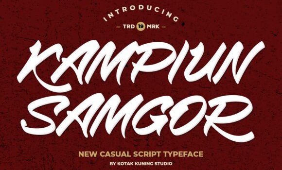 Kampiun Samgor Font - Featured Image