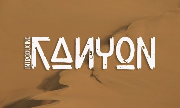 Kanyon Font - Featured Image