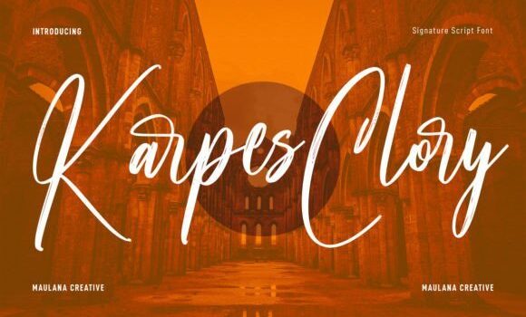 Karpes Clory Font - Featured Image
