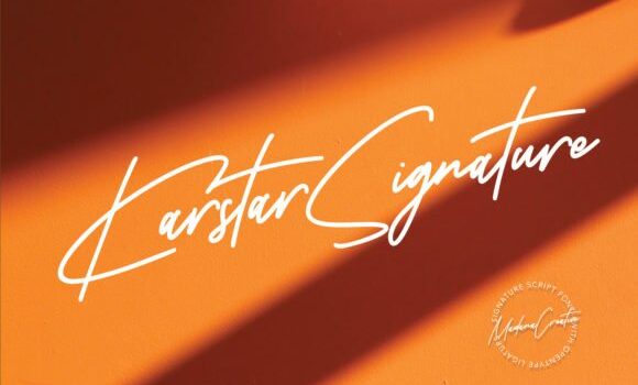 Karstar Signature Font - Featured Image