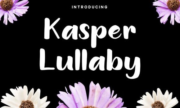 Kasper Lullaby Font - Featured Image