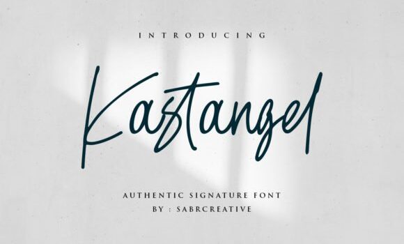Kastangel Font - Featured Image