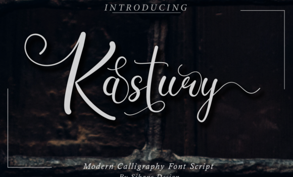 Kastury Font - Featured Image