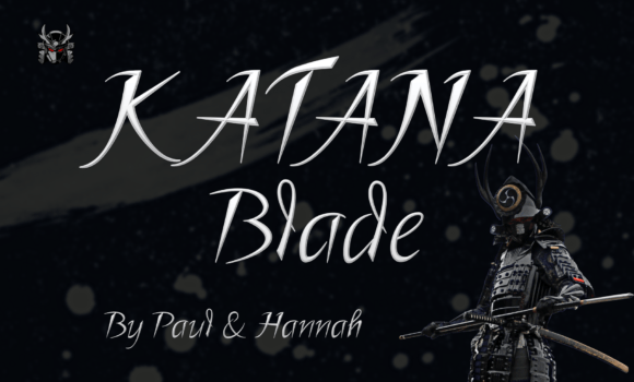 Katana Blade Font - Featured Image