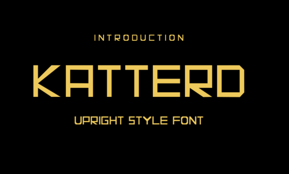 Katterd Font - Featured Image