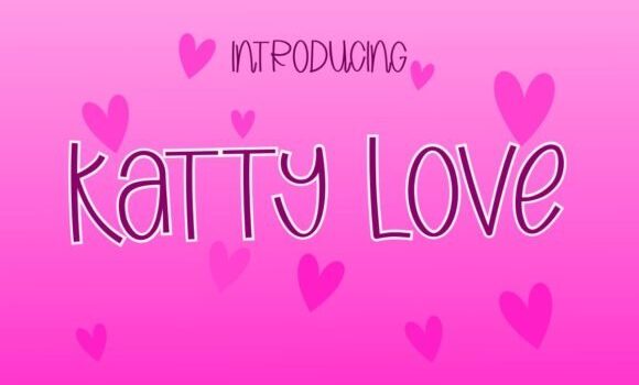 Katty Love Font - Featured Image
