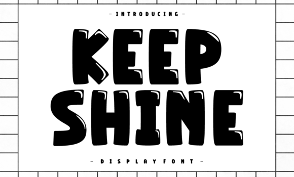 Keep Shine Font - Featured Image