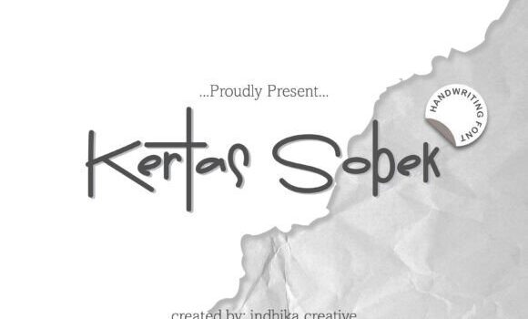 Kertas Sobek Font Fonts Free Download Kertas Sobek Font - Featured Image