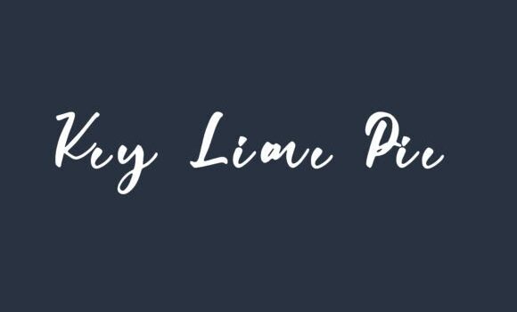 Key Lime Pie Font - Featured Image